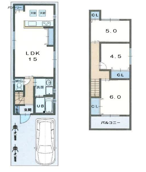 西ノ京塚本町　新築一戸建①号地